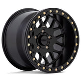 KMC Grenade Beadlock 15" Wheels Black (+0mm) Polaris RZR Turbo R & Pro R Ranger 1500 Xpedition