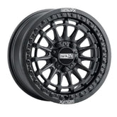 MetalFX Delta R Beadlock 15" Wheels Black Polaris RZR Turbo R & Pro R Ranger 1500 Xpedition