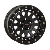 System 3 SB-6 Beadlock 15" Wheels Matte Black (4+3) Polaris RZR Turbo R & Pro R Ranger 1500 Xpedition