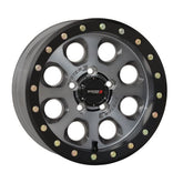 System 3 SB-7 Beadlock 15" Wheels Titanium (4+3) Polaris RZR Turbo R & Pro R Ranger 1500 Xpedition