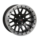 System 3 SB-9 Beadlock 15" Wheels Gloss Black +10mm Polaris RZR Turbo R & Pro R Ranger 1500 Xpedition