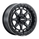MetalFX Outlaw Beadlock 17" Wheels Satin Black Can-Am Commander Maverick Renegade Outlander Defender