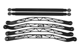 CA Technologies USA Radius Rods are Arched in the middle and lower Radius Rods increases ride height without changing ride geometry. Giving you the most clearance possible, without negatively affecting stability. 1.25" thick billet aircraft aluminum ensures strength & dependability when you need it most. We utilize ONLY industry leading FK Brand Spherical bearings equipped with a cloth PTFE liner for maximum durability. No substitutions accepted.