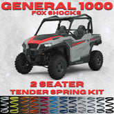 Polaris General 1000 2 Seater Tender Spring Kit (Fox Shocks)(Non-XP)