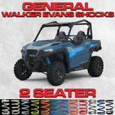 Polaris General 2 Seater Tender Spring Kit (Walker Evans Shocks)(Non-XP)