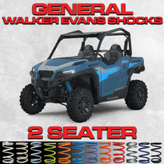 Polaris General 2 Seater Tender Spring Kit (Walker Evans Shocks)(Non-XP)