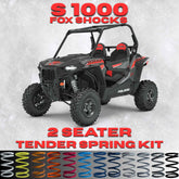 Polaris RZR S 1000 2 Seater Tender Spring Kit (Fox Shocks)
