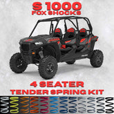 Polaris RZR S 1000 4 Seater Tender Spring Kit (Fox Shocks)