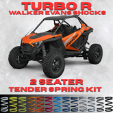 Polaris RZR Turbo R 2 Seater Tender Spring Kit (Walker Evans Shocks)