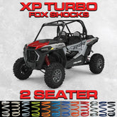 Polaris RZR XP Turbo 2 Seater Tender Spring Kit (Fox Shocks)