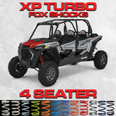 Polaris RZR XP Turbo 4 Seater Tender Spring Kit (Fox Shocks)