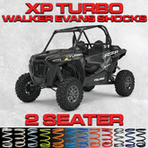 Polaris RZR XP Turbo 2 Seater Tender Spring Kit (Walker Evans Shocks)