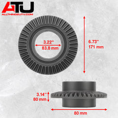 Polaris RZR Front Differential Ring & Pinion (Pinion Has Support Style)