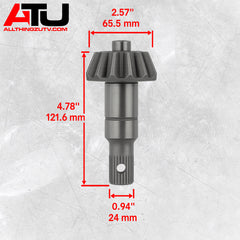 Polaris RZR Front Differential Ring & Pinion (Pinion Has Support Style)