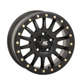 High Lifter by STI HL24 Beadlock 15" Wheels Matte Black Polaris RZR Turbo R & Pro R Ranger 1500 Xpedition