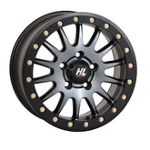 High Lifter by STI HL24 Beadlock 15" Wheels Matte Dark Tint Polaris RZR Turbo R & Pro R Ranger 1500 Xpedition