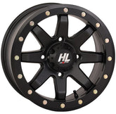 High Lifter by STI HL9 Beadlock 15x7 Wheels Black (4-3) Can-Am Commander Maverick Renegade Outlander Defender
