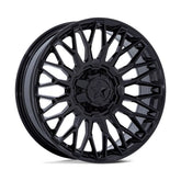 MSA Clubber 20" Wheels Gloss Black Polaris RZR Turbo R & Pro R Ranger 1500 Xpedition