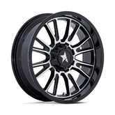 MSA ThunderLips 15" Wheels Black/Machined Polaris RZR 1000 XP / Ranger XP 900/1000
