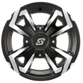 Sedona Riot ATV Wheels/Rims Machined 12" Honda Rincon Yamaha Rhino Kawasaki Brute Force Suzuki KingQuad