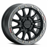 Raceline Alpha Beadlock 15" Wheels Black +53mm Polaris RZR Turbo R & Pro R Ranger 1500 Xpedition
