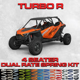 Polaris RZR Turbo R 4 Seater Dual Rate Spring Kit