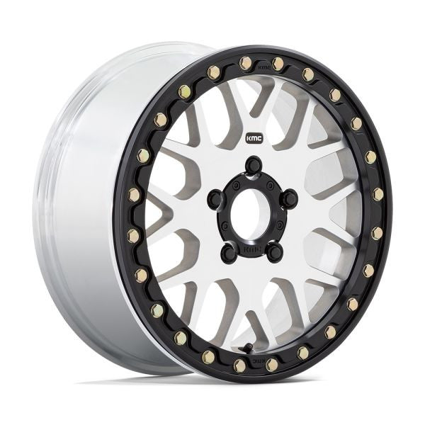KMC Grenade Beadlock 15" Wheels Mh (+38mm) Polaris RZR Turbo R & Pro R Ranger 1500 Xpedition