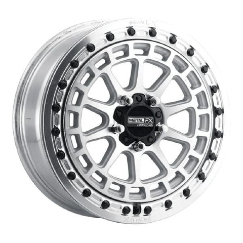 MetalFX Outlaw R Beadlock 17" Wheel Raw Polaris RZR Turbo R & Pro R Ranger 1500 Xpedition