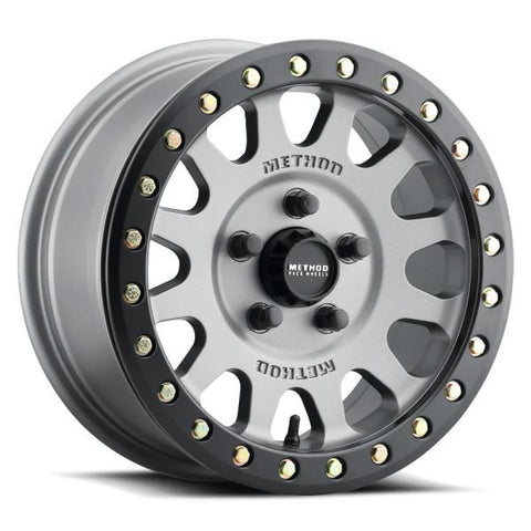 Method 401 Beadlock 15" Wheels Titanium Polaris RZR Turbo R & Pro R Ranger 1500 Xpedition