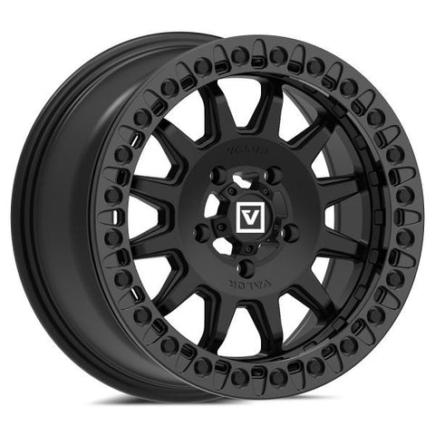 Valor V09 Beadlock 15" Wheels Black Polaris RZR Turbo R & Pro R Ranger 1500 Xpedition