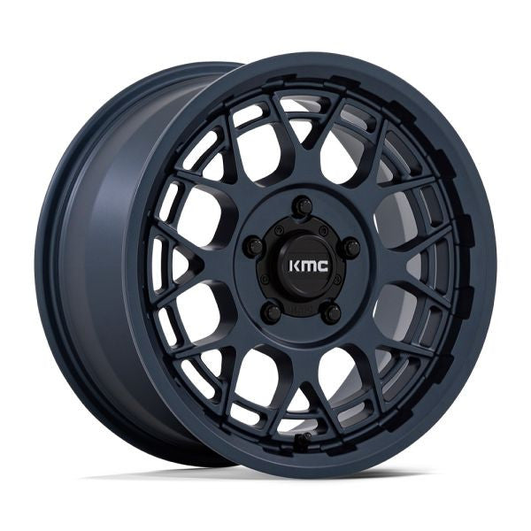 KMC Technic 15" Wheels Metallic Blue Polaris RZR Turbo R & Pro R Ranger 1500 Xpedition
