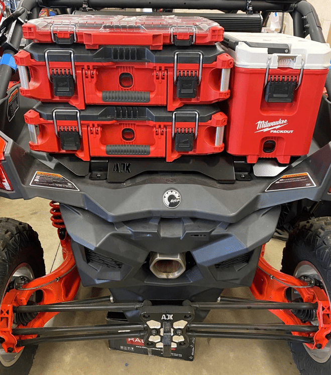 Can-Am X3 Milwaukee Packout Mount 1.5
