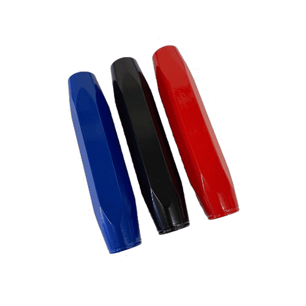 Polaris Pro R Sway Bar Link by AJK Offroad in Colors Blue Black and Red Angle View