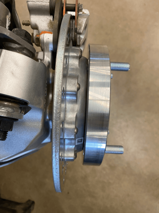 Polaris Pro R / Turbo R / Xpedition Wheel Spacers / Adapters by AJK Offroad On Week Top Down View