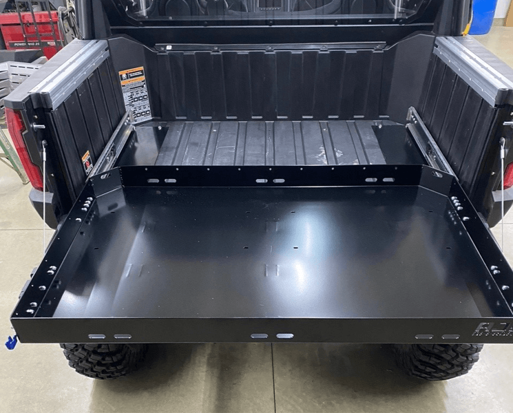 Polaris Xpedition Bed Drawer by AJK Offroad Back View