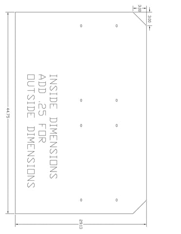 Dimension Markup for Polaris Bed by AJK Offroad