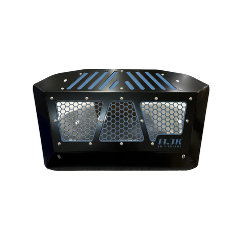 Polaris Xpedition Exhaust Cover  AJK Offroad Storm Blue