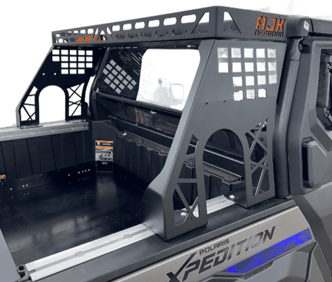 Polaris Xpedition Headache Rack 1/2 Rack  by AJK Offroad Right Side Close Up