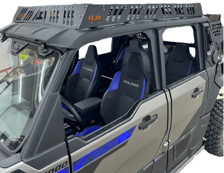 Polaris Xpedition Roof Rack by AJK Offroad on 2 Seat Xpedition Right Side View