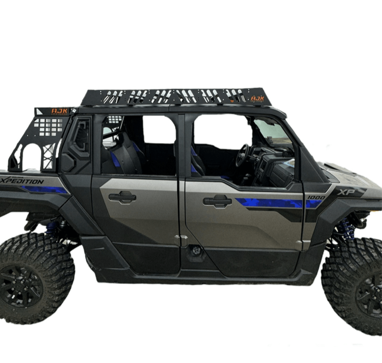 Polaris Xpedition Roof Rack by AJK Offroad Far Right Side Eye Level View