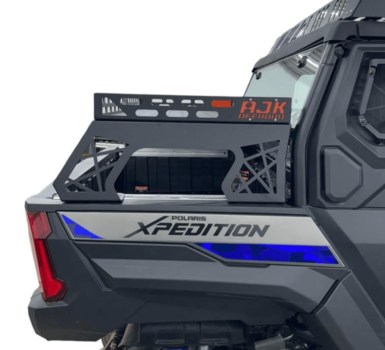 Polaris Xpedition Short Headache Rack 3/4 Rack by AJK Offroad Right Side Straight On View