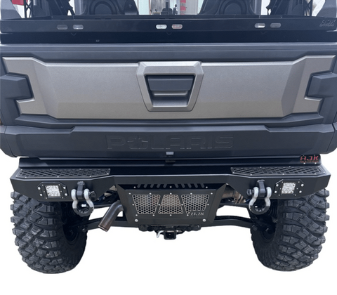 Polaris Xpedition Rear Bumper by AJK Offroad Straight Back View