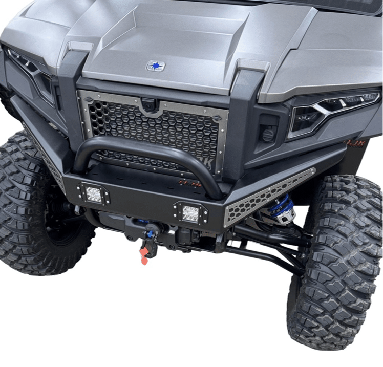 Polaris Xpedition Front Bumper by AJK Offroad Front Right Side View of Bumper