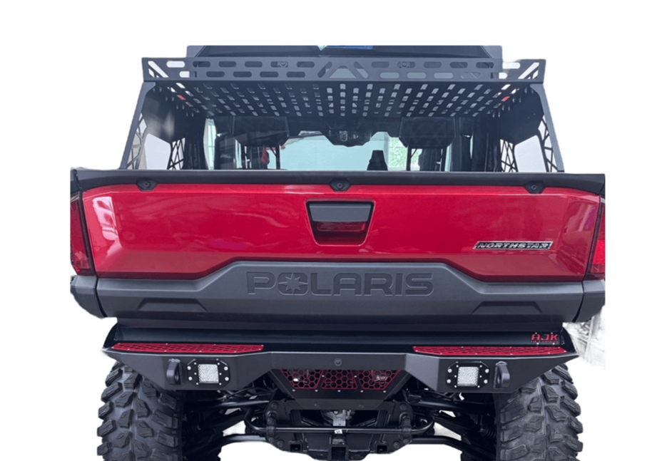 Polaris Ranger 1500XD Rear Bumper by AJK Offroad Close View