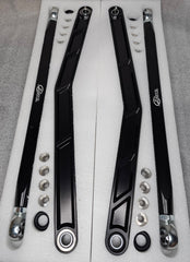2020 to Current Polaris RZR Pro XP Radius Rods in Black Finish