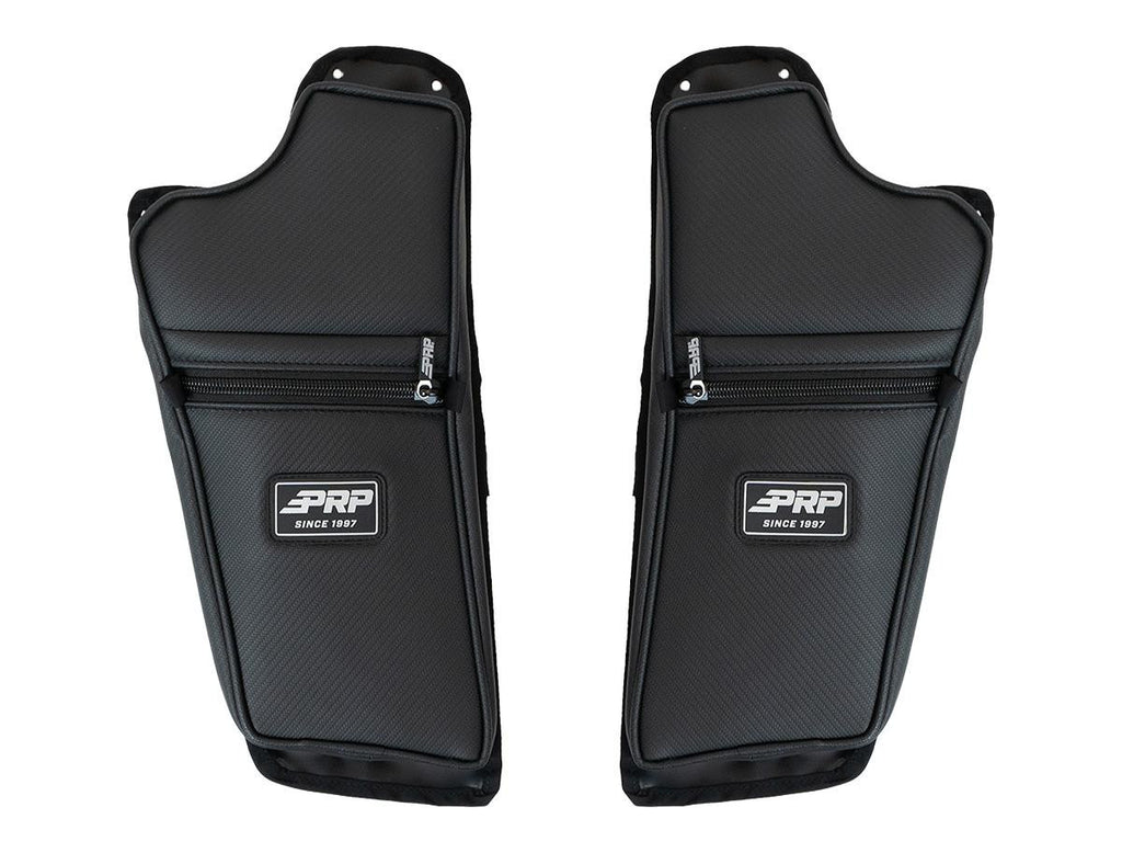  Front Lower Door Bags with Knee Pad for 16+ Polaris General (Pair)