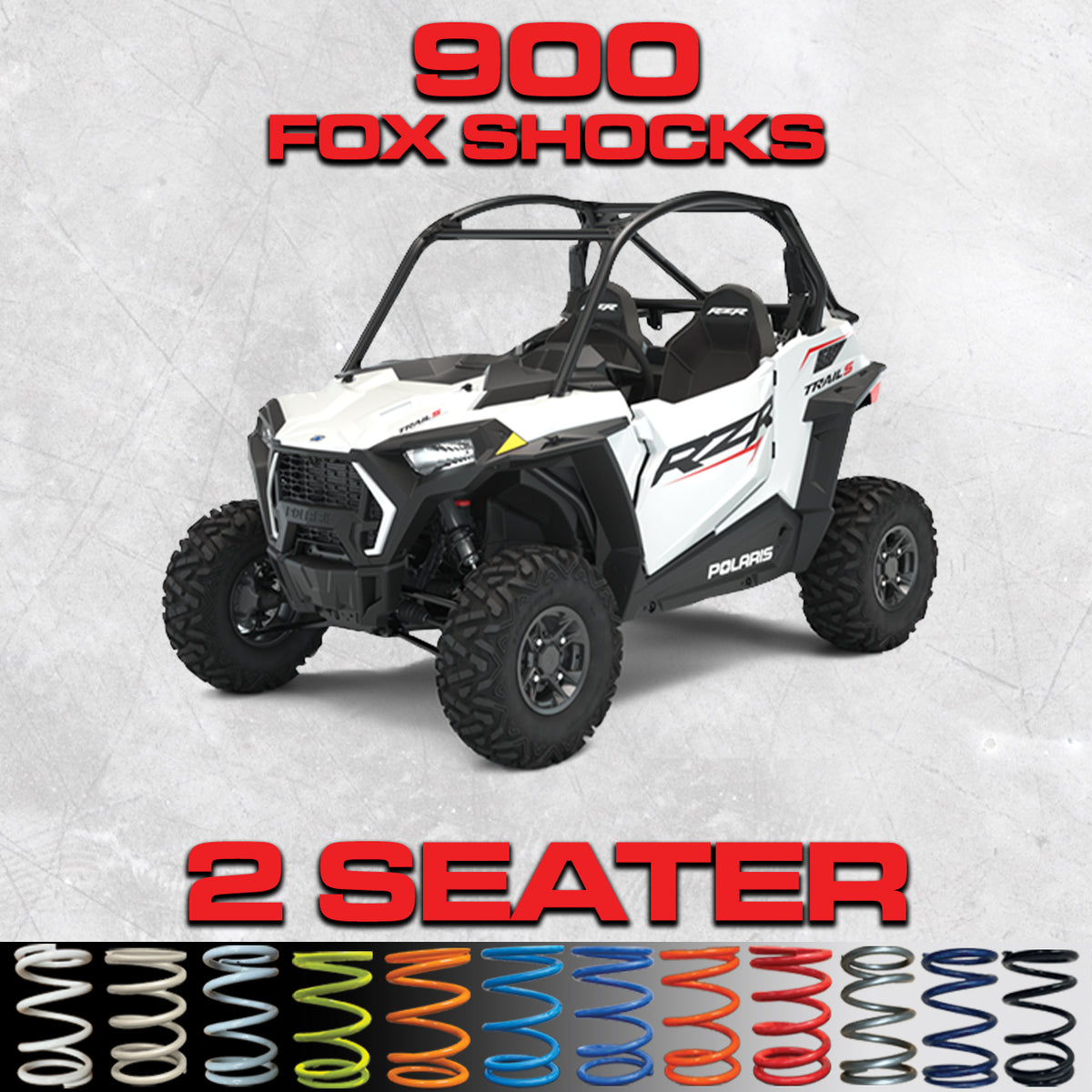 Polaris RZR 900 2 Seater Tender Spring Kit (Fox Shocks)