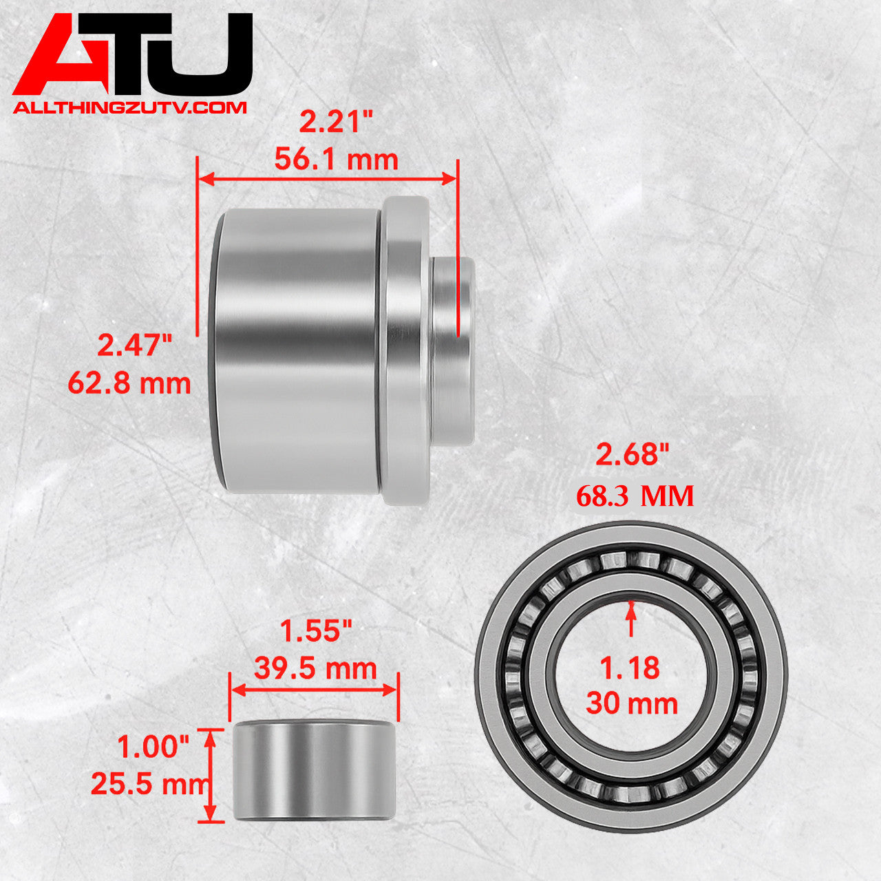 Polaris RZR Pro XP Front Differential Repair Kit ( Pinion Support Diff)