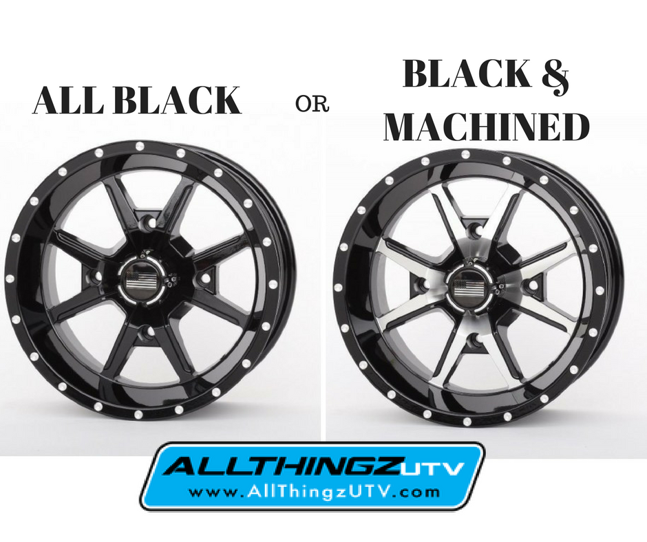 New  Frontline 556 14x7 4+3 offset Wheels (lifetime warranty)