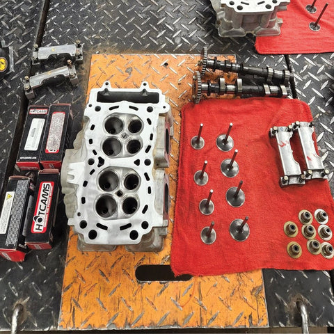 Polaris RZR Cylinder Head rebuilding